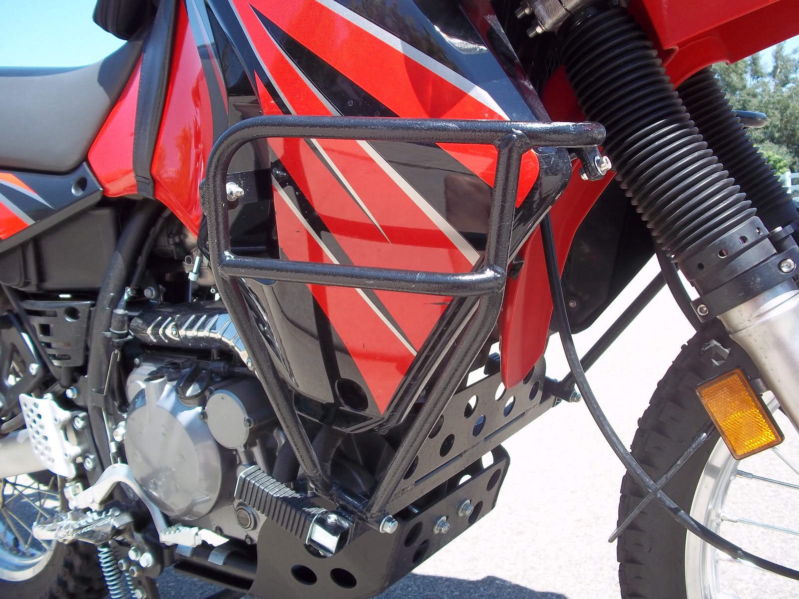 Adventure KLR650 Project Crash Bars and Skid Plate